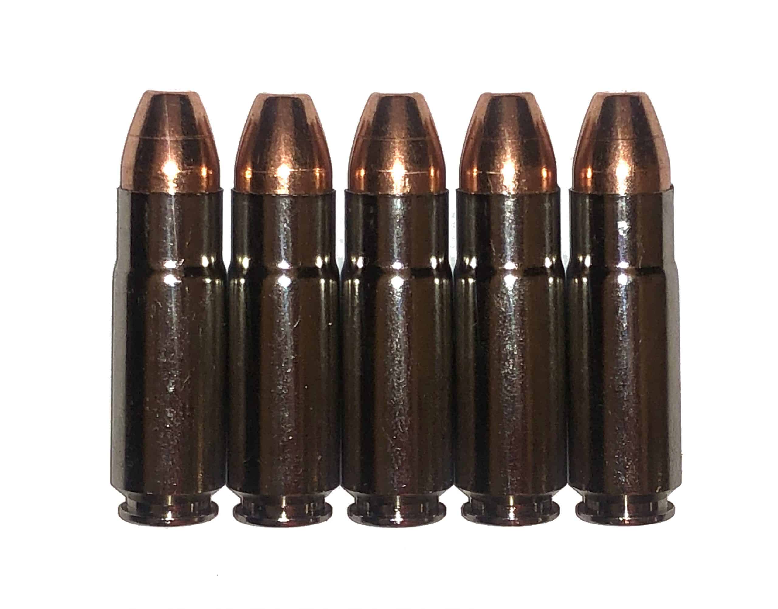 .458 SOCOM Dummy Rounds Cartridges Nickel-plated Snap Caps Fake Bullets J&M Spec INERT