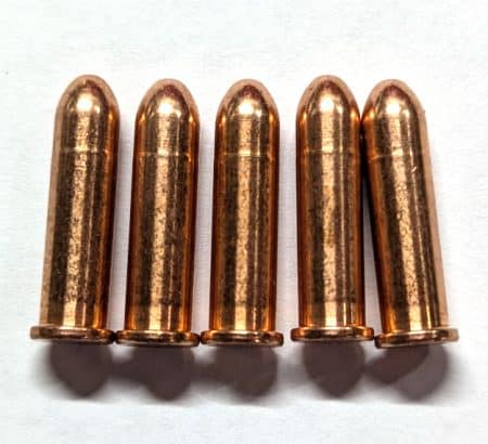 22LR Solid Copper Dummy Rounds Inert Training